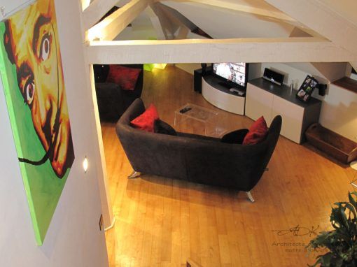 RÉNOVATION D’UN LOFT SOUS LES TOITS